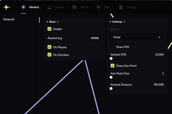 DayZ Aimbot Settings