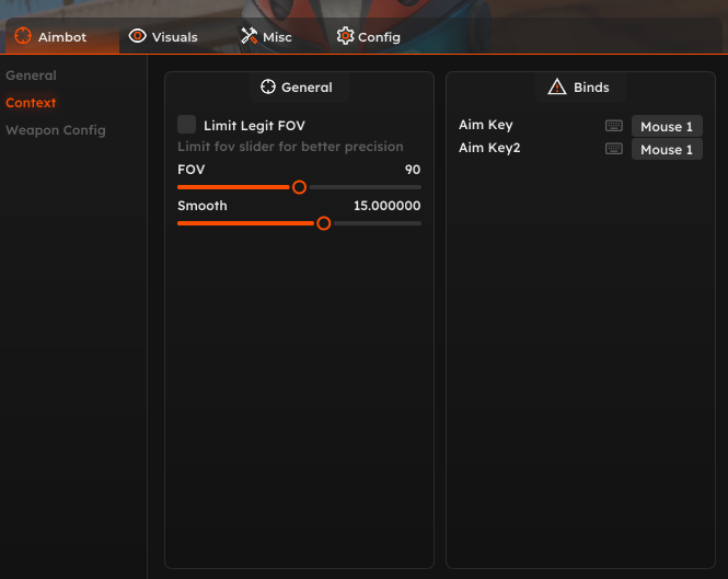 Fortnite Aimbot Configuration
